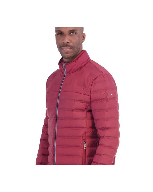 Tommy Hilfiger Red Real Down Packable Jacket for men