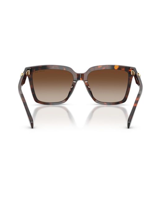 Michael Kors Brown Square Sunglasses
