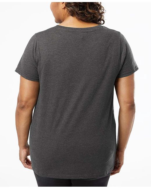 LA Pop Art Gray Plus Size The 80's Word Art T-shirt