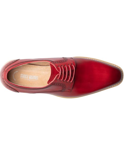 Stacy Adams Red Barringer Plain Toe Oxford for men