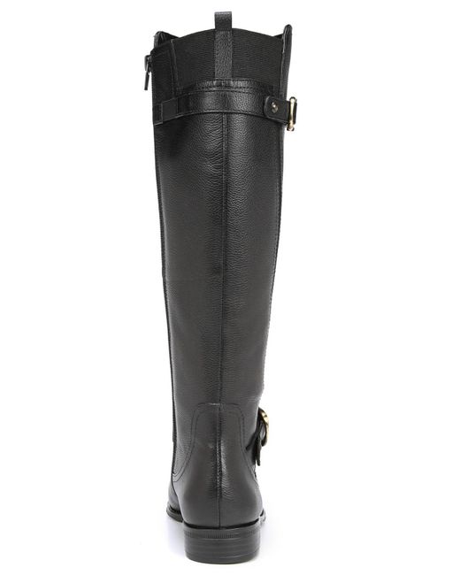 naturalizer black riding boots