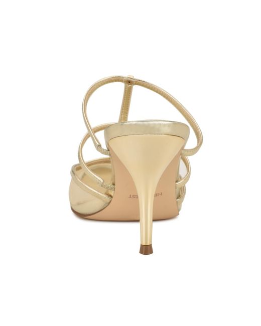 Nine West Metallic Tianala Caged Slip-on Stiletto Pumps