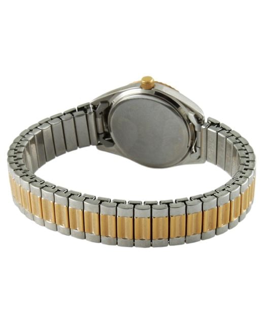 Timetech Black Two Tone Expansion Watch for men