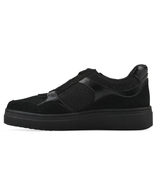 White Mountain Black Uplit Slip-on Sneakers