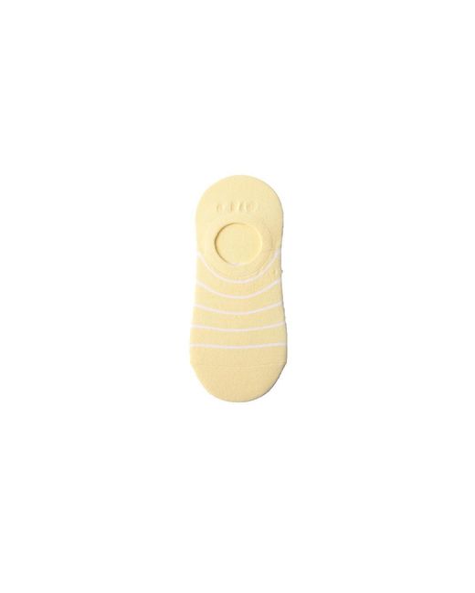 Lands' End Natural 3-pack Cotton Patterned Sneaker Liners
