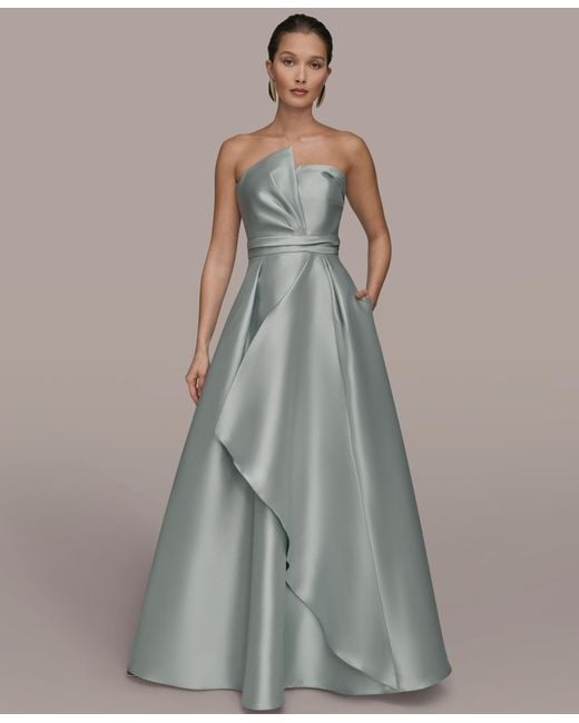 donna karan asymmetric dress Sleeveless Sequin Midi Asymmetric Dress | Fit and FlareAsymmetrical main image 0