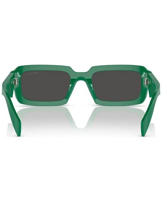 Prada Green Sunglasses, Pr 27zs for men