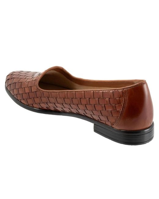 Trotters Brown Liz Flat