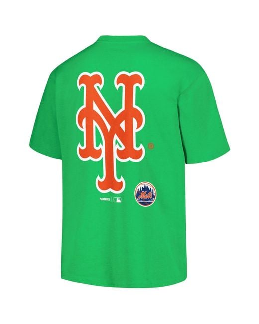 Pleasures Green New York Mets Ballpark T-shirt for men