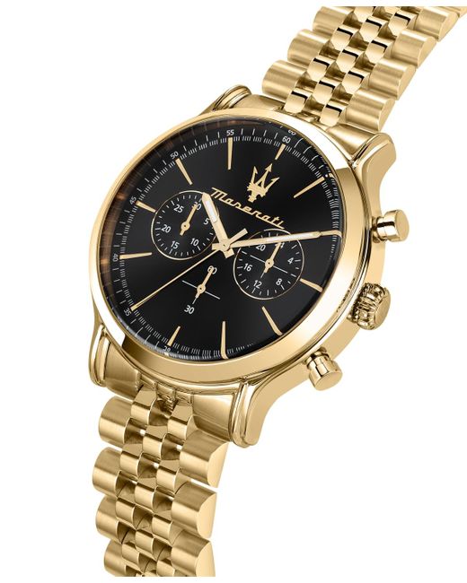 Maserati Metallic Chronograph Metal Band Watch for men