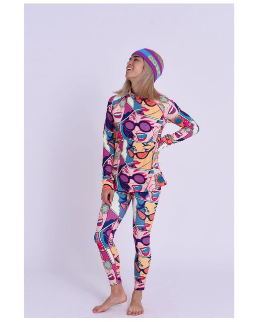 OOSC Purple Baselayer leggings