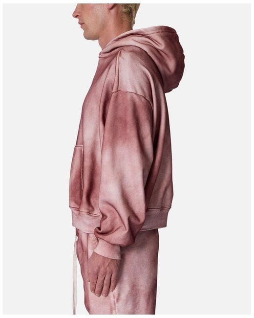 MNML Pink Optic Graded Hoodie for men
