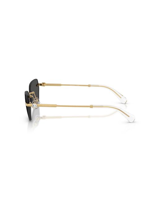 Swarovski Metallic Geometric Sunglasses
