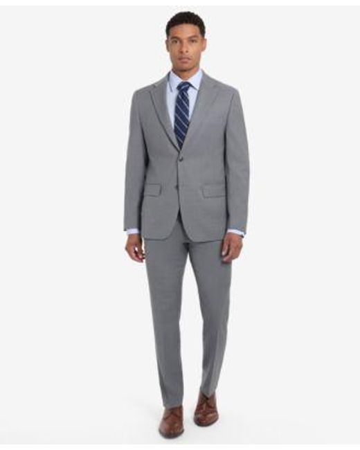 Tommy Hilfiger Gray Modern Fit Suit for men