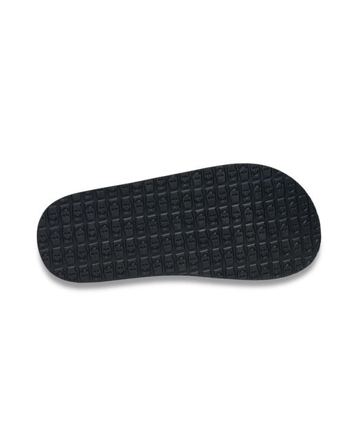 Sanuk Black Bubblecush Sandals for men