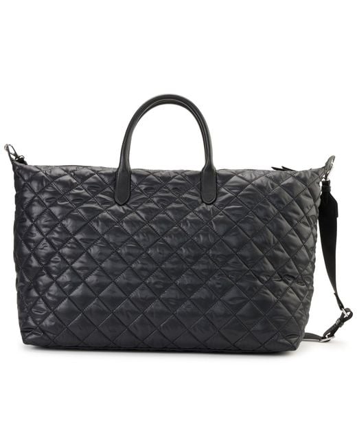 DKNY Black Lyla Web Strap Weekender