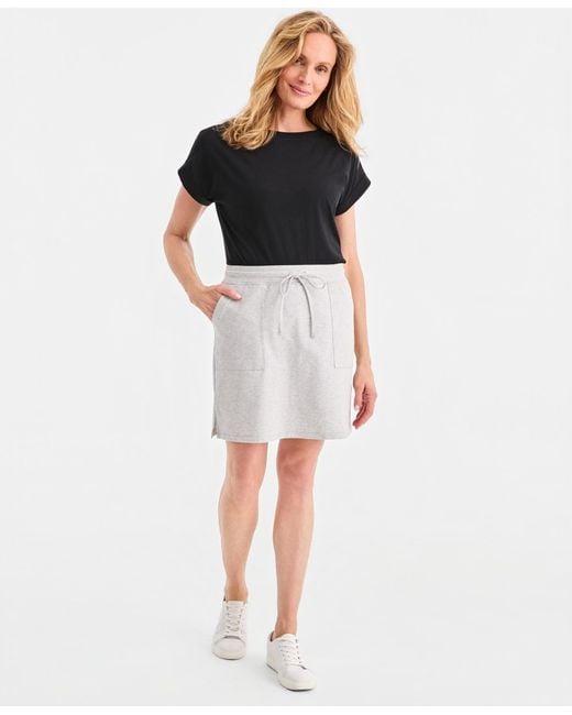 Style & Co. Multicolor Pull-on Knit Skort