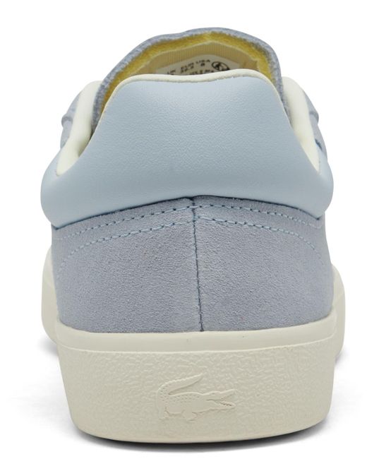 Lacoste Blue Baseshot Suede Casual Sneakers From Finish Line