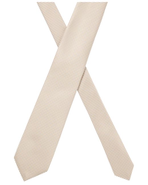 Boss White Boss By Jacquard-pattern Silk Tie for men