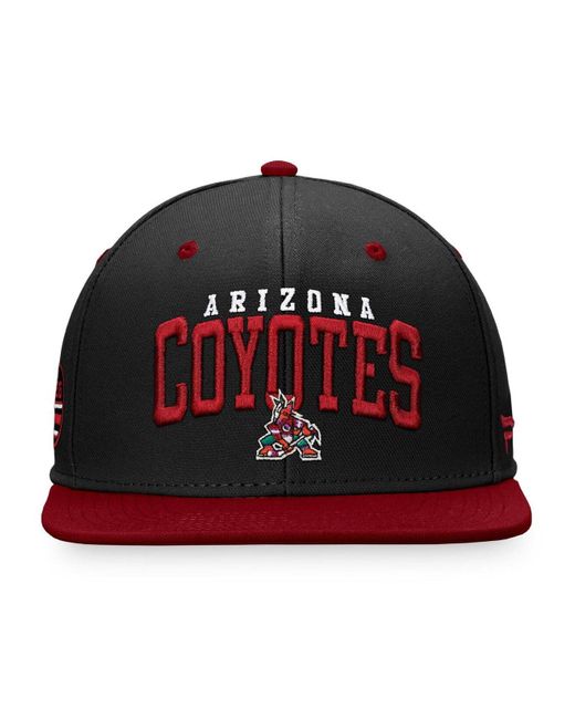 Arizona Coyotes Fanatics Branded Team Trucker Snapback Hat