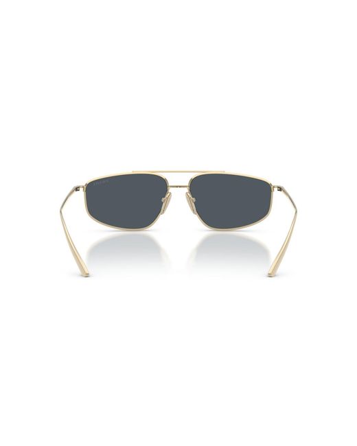 Prada Blue Rectangle Sunglasses