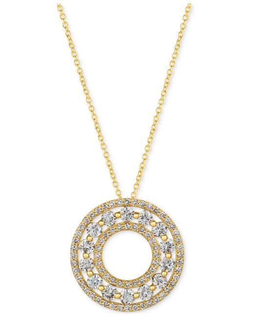 Le Vian Metallic Nude Diamond Open Circle 20" Pendant Necklace (1-5/8 Ct. T.w.