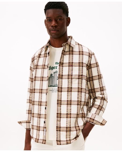 Tommy Hilfiger Natural Padded Relaxed Fit Overshirt for men