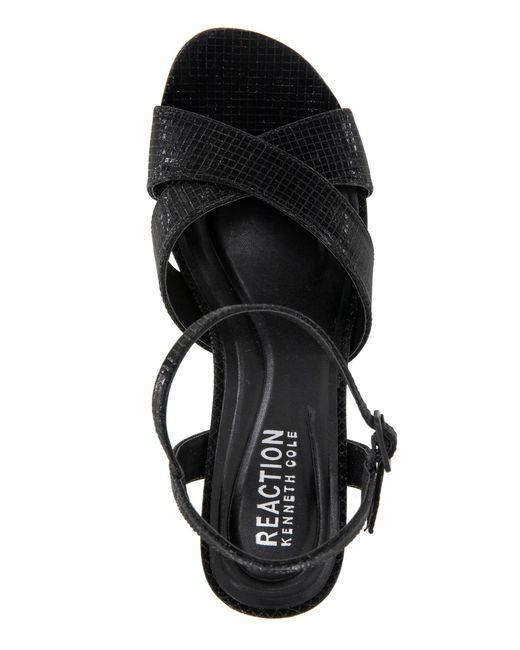 Kenneth Cole Black Reeva Platform Sandals