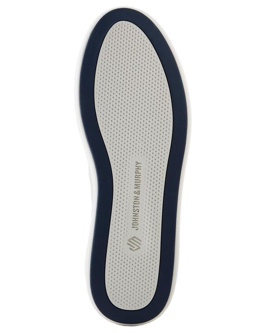 Johnston & Murphy Blue Anders Stretch Round-toe Shoes for men