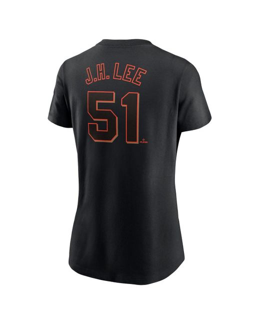 Nike Black Jung Hoo Lee San Francisco Giants Fuse Name Number T-shirt