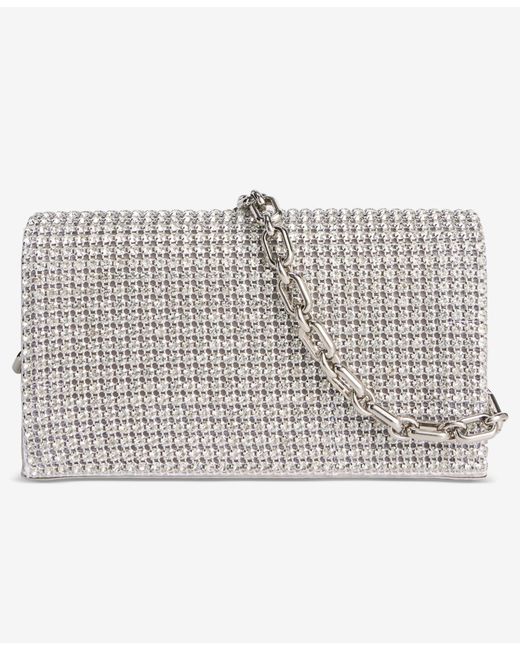 INC International Concepts Metallic Ranndi Mini Ombre Clutch Crossbody