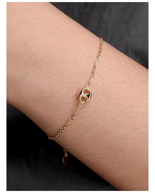 DEVATA Metallic Mariner Chain Bracelet