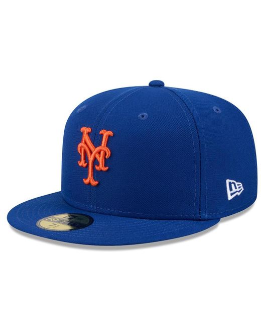 KTZ Blue New York Mets 2025 Jackie Robinson Day 59fifty Fitted Hat for men