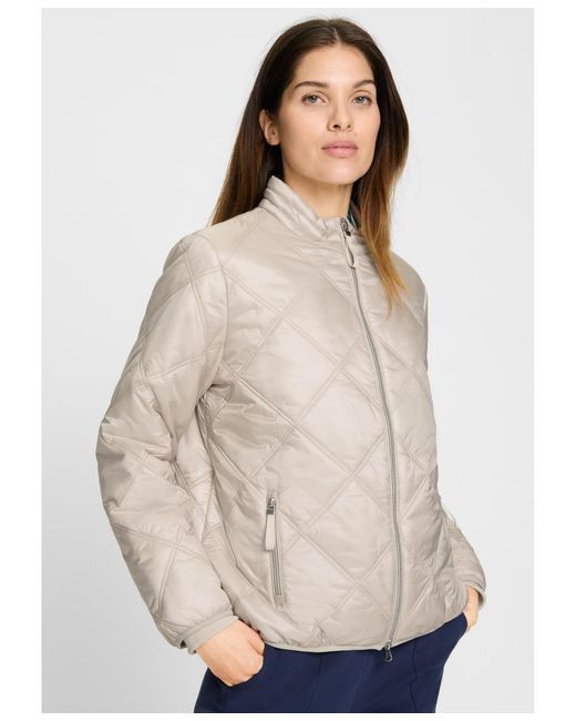 Olsen Natural Diamond Quilted Jacket