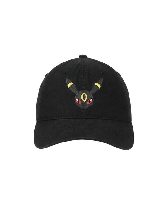 Pokemon Black Unstructured Baseball Cap for men