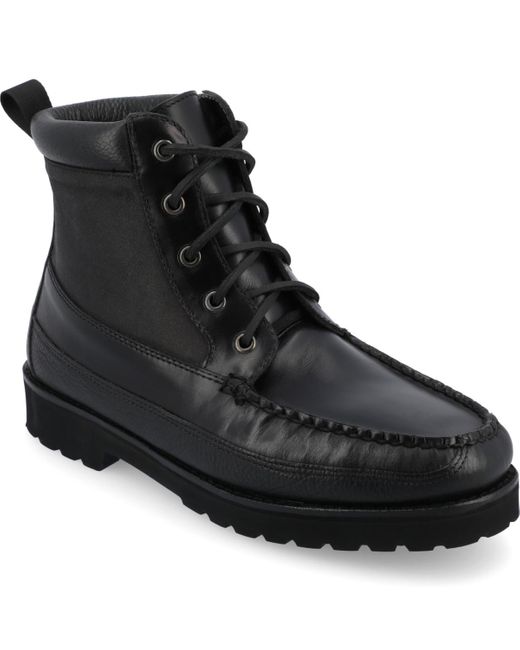 Taft Black The Ranger Moc-toe Boot for men