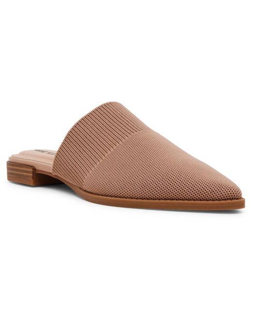 Anne Klein Brown Vassar Pointed Toe Knit Mules