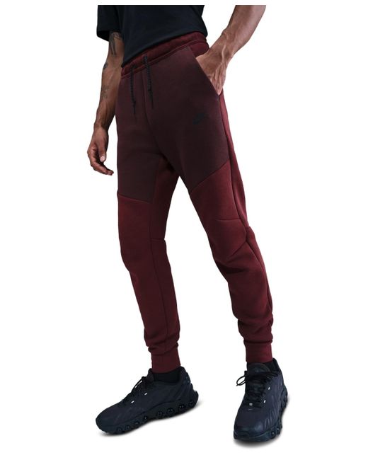 Nike Red Tech Fleece joggers for men