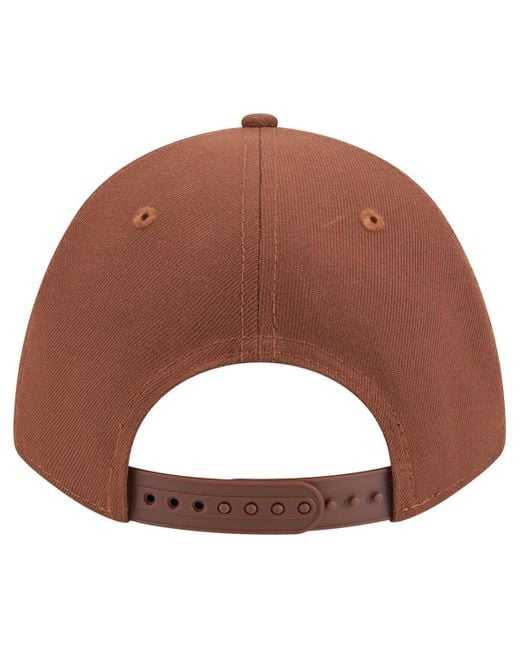 KTZ Brown San Francisco 49ers Motorsport 9forty Adjustable Hat for men