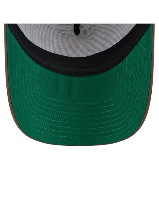 KTZ White San Diego Padres Distressed 9forty A-frame Adjustable Trucker Hat for men