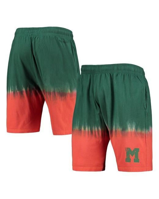 Mitchell & Ness Green Orange for men