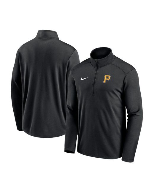 Nike Black Pittsburgh Pirates Agility Pacer Performance Half-zip Top ...