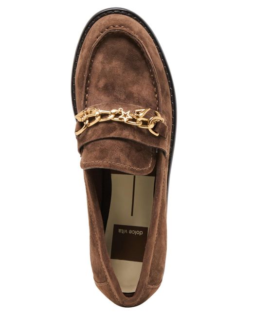 Dolce Vita Brown Waylen Slip On Loafers