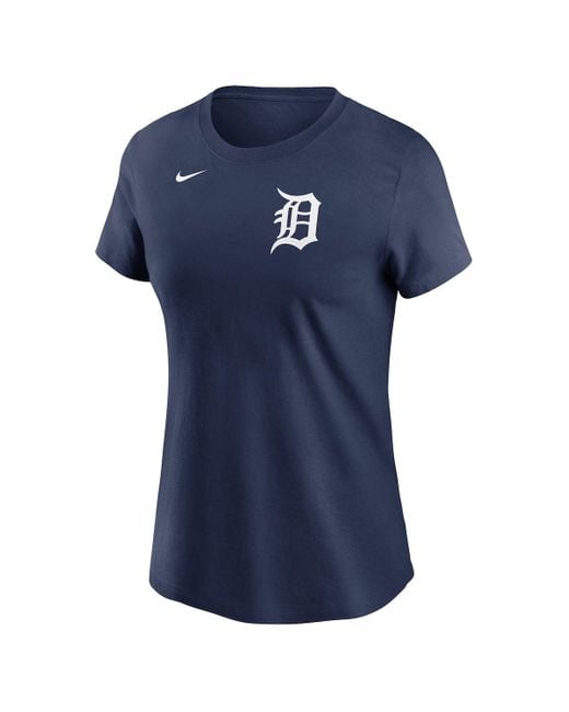 Nike Blue Riley Greene Detroit Tigers Fuse Name Number T-shirt