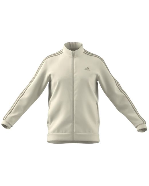 Adidas White Tricot Track Jacket for men