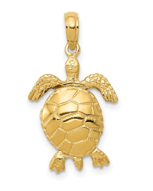 Macy's Metallic Turtle Pendant