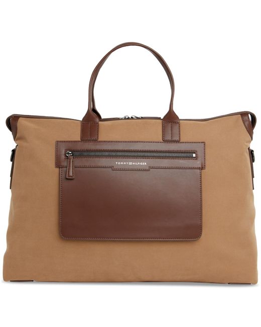 Tommy Hilfiger Brown Classic Duffel Bag for men
