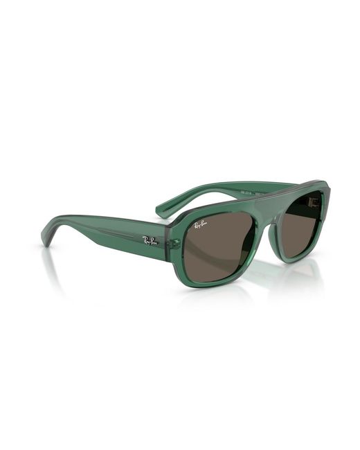 Ray-Ban Green Geometric Sunglasses