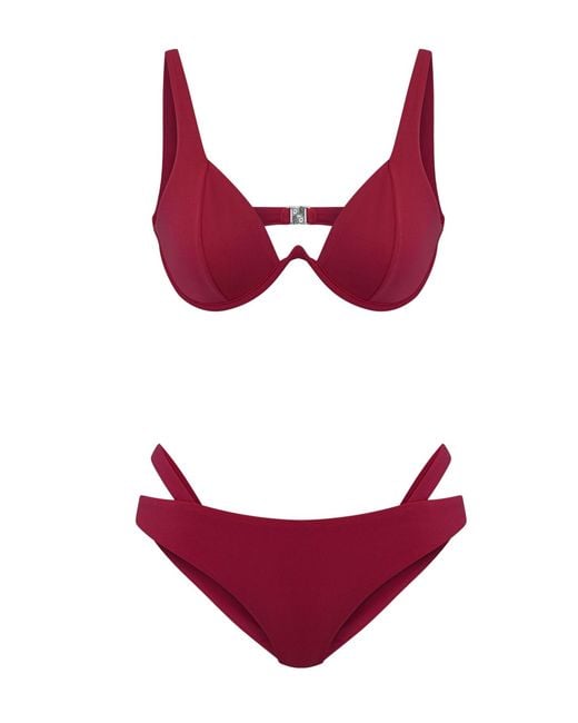 Jendue Red Cleo Bikini