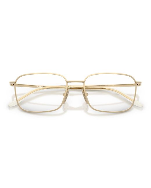 Prada Metallic Eyeglasses for men